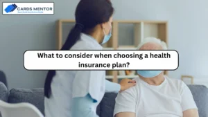 choosing a health insurance plan